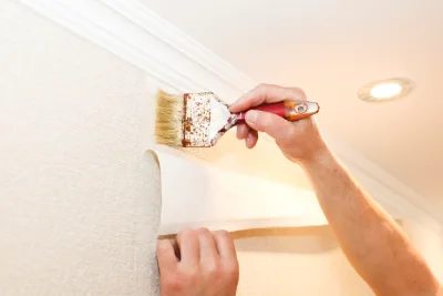 Pose de papier peint à la Mure — revêtements muraux et toiles de verre